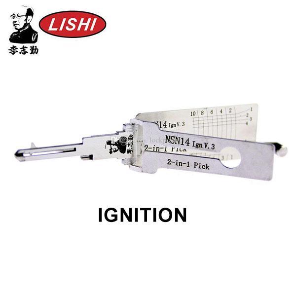 ORIGINAL LISHI - NSN14 Nissan Infiniti / 10-Cut / 2-in-1 Pick & Decoder / IGN / AG ORIGINAL LISHI - NSN14 Nissan Infiniti / 10-Cut / 2-in-1 Pick & Decoder / IGN / AG